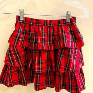 NWT JCrew Crewcuts holiday plaid skirt. Girls size 10.